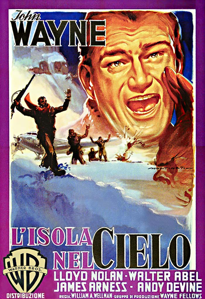 Island in the Sky (1953) vintage movie poster